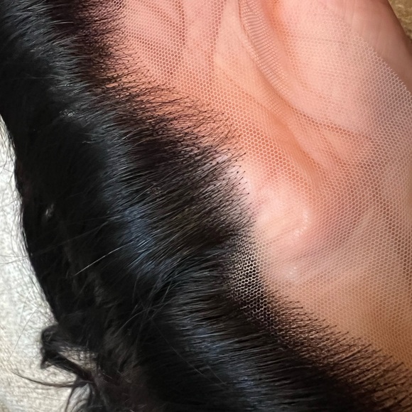 12” Body Wave Natural Black 100% Human Hair 13x4 HD Lace Front #A1 - Picture 5 of 10